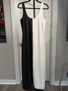 Black And Half Black Half White Dress for Sale up to 90% Off: Poshmark